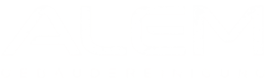 Alem Gebäudereinigung logo weis